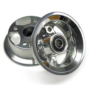 (image for) Billet Aluminum Wheel, POLISHED BF GSR with bearings